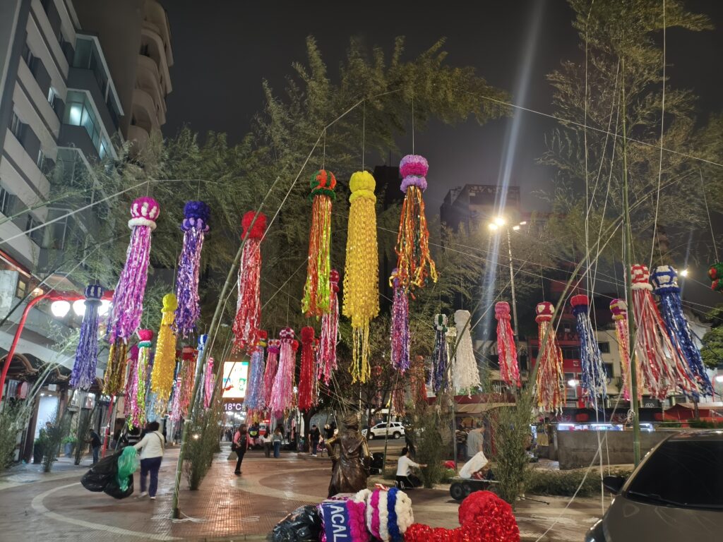 Preparação do Festival Tanabata